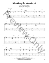 Wedding Processional Guitar and Fretted sheet music cover